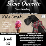 Concert NiCe Cream + Scène Ouverte à Castelnaudary