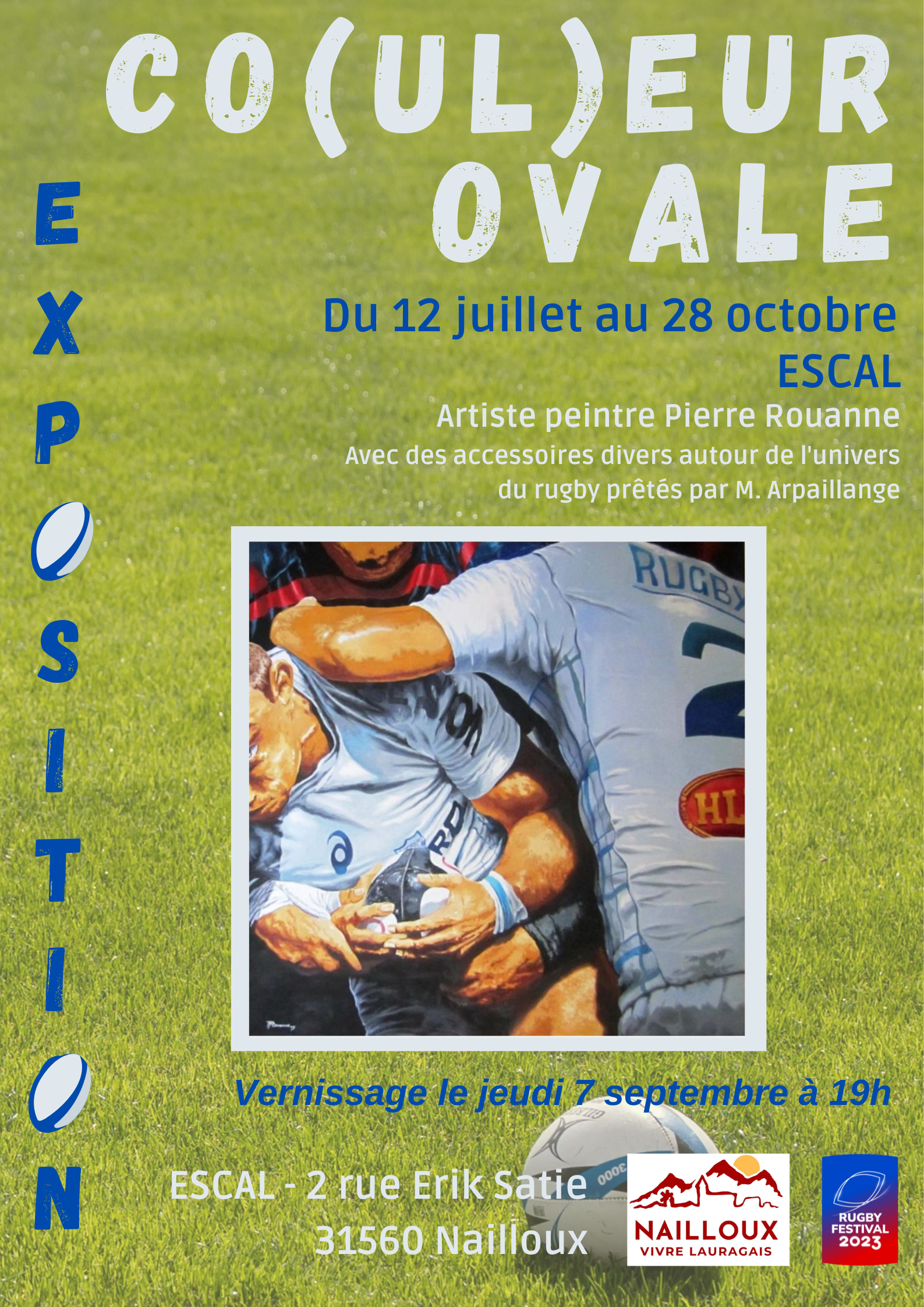 Exposition : "Co(ul)eur ovale" par Pierre Rouanne