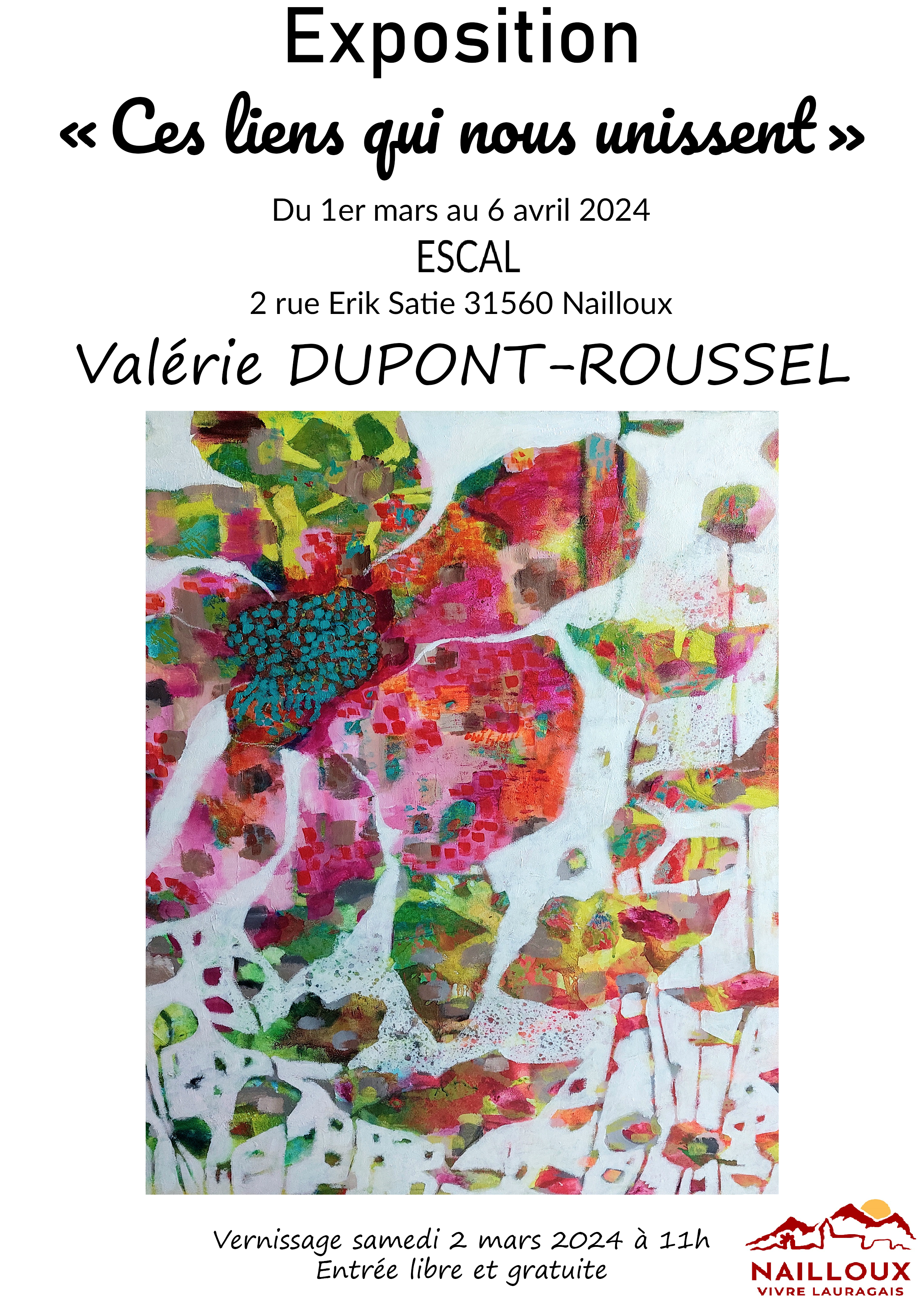 Exposition : "Ces liens qui nous unissent" par Valérie Dupont-Roussel