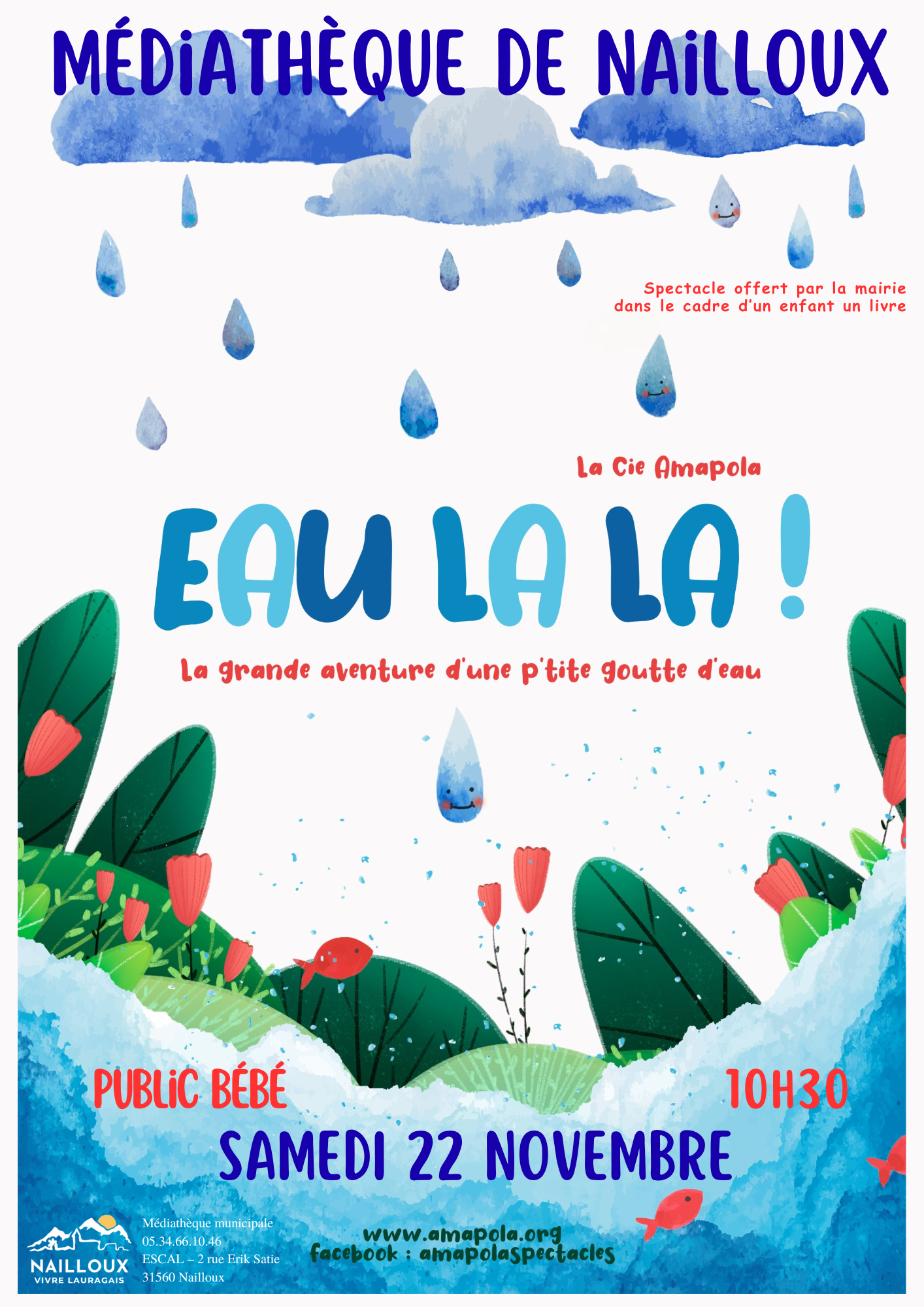 Spectacle Eau là là ! - Cie Amapola