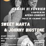 Apéro-Concert avec Sweet Marta et Johnny Bigstone en avant première du festival "De l'Hers sur les anches" 2026