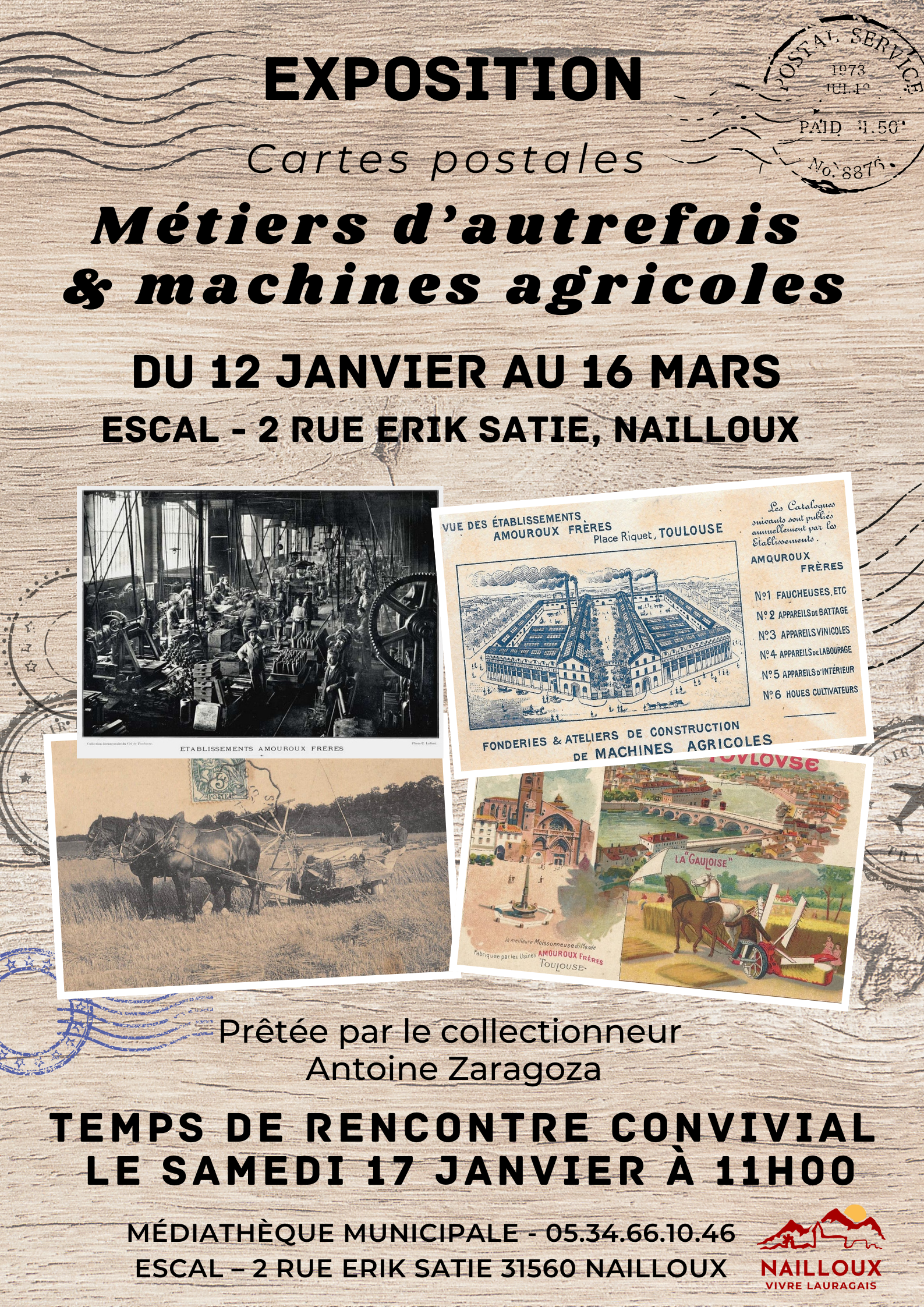 Exposition : Métiers d'autrefois et engins agricoles