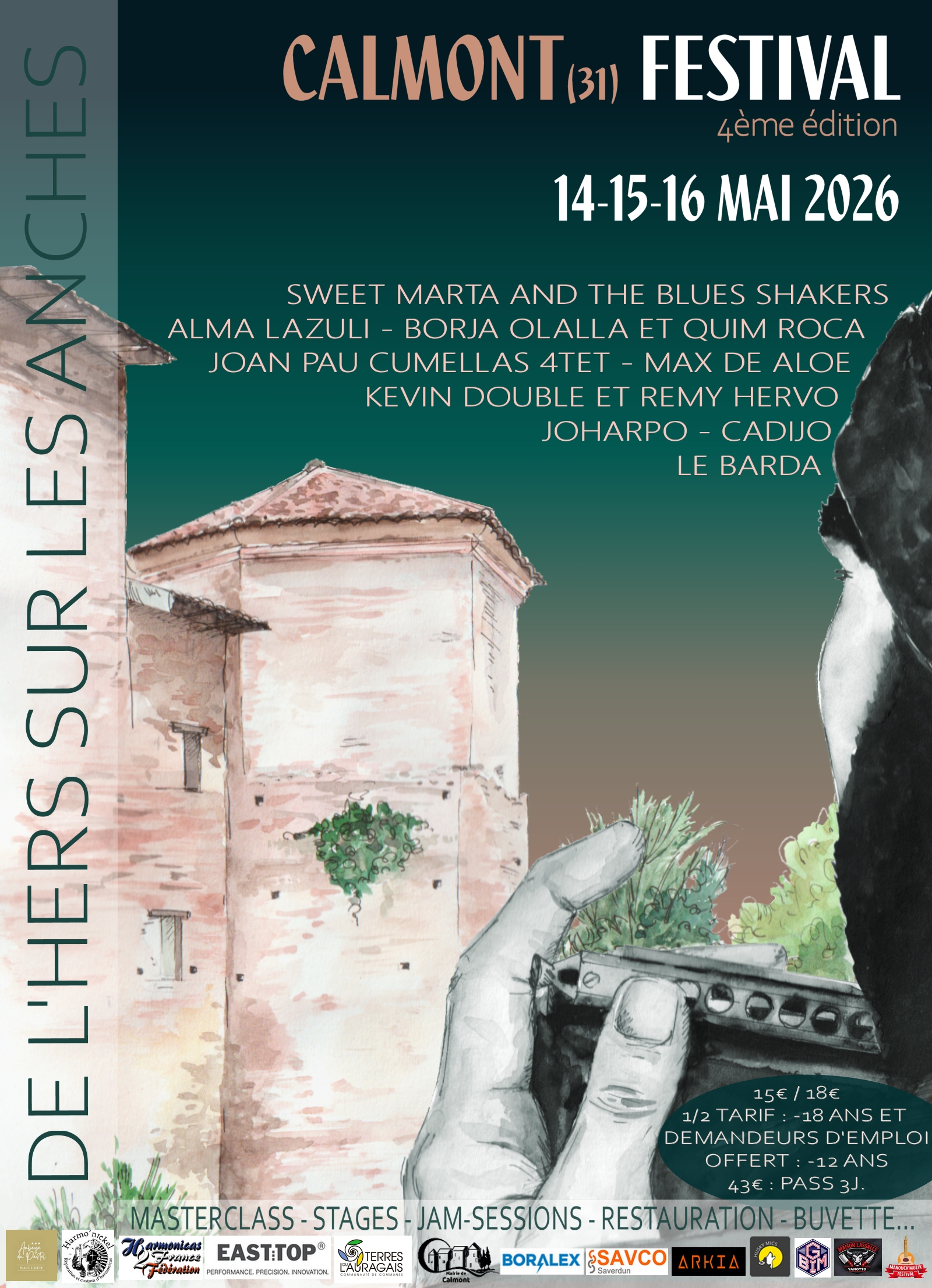 Festival "De l'Hers sur les anches", 4 ème édition