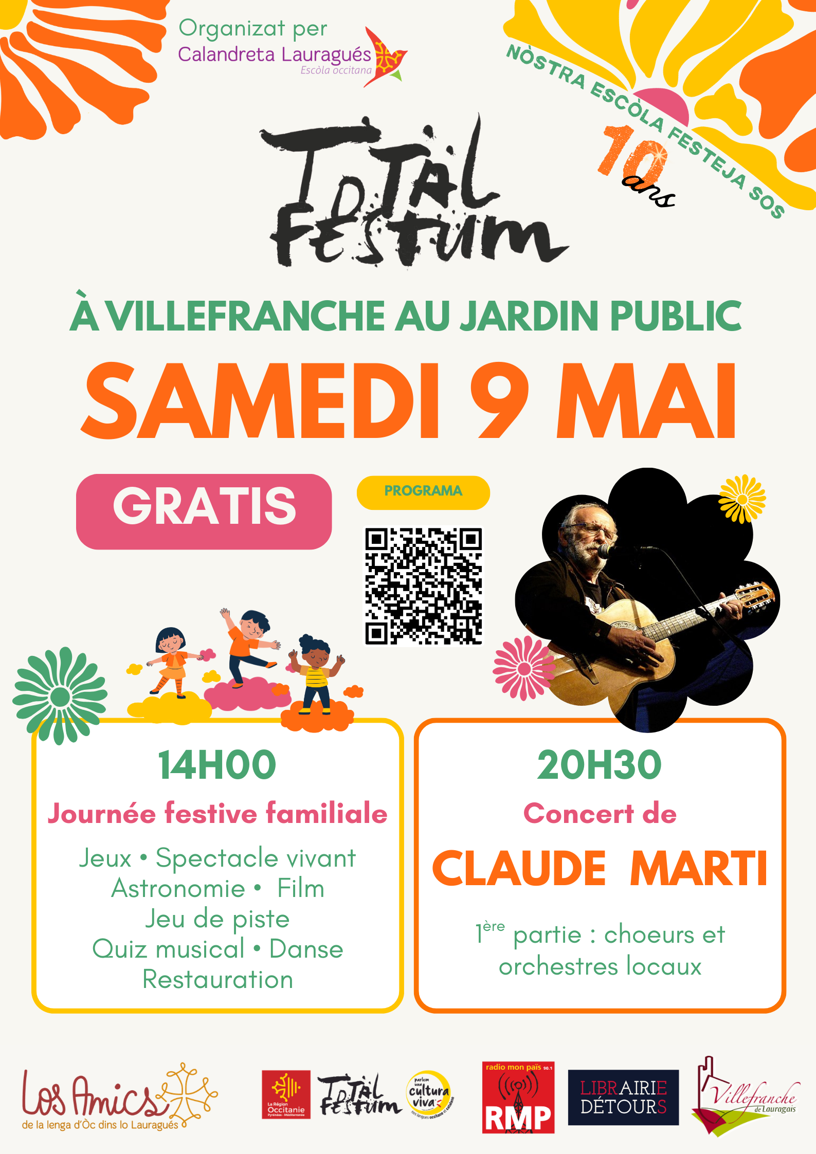 Festival familial Total Festum et concert de Claude Marti