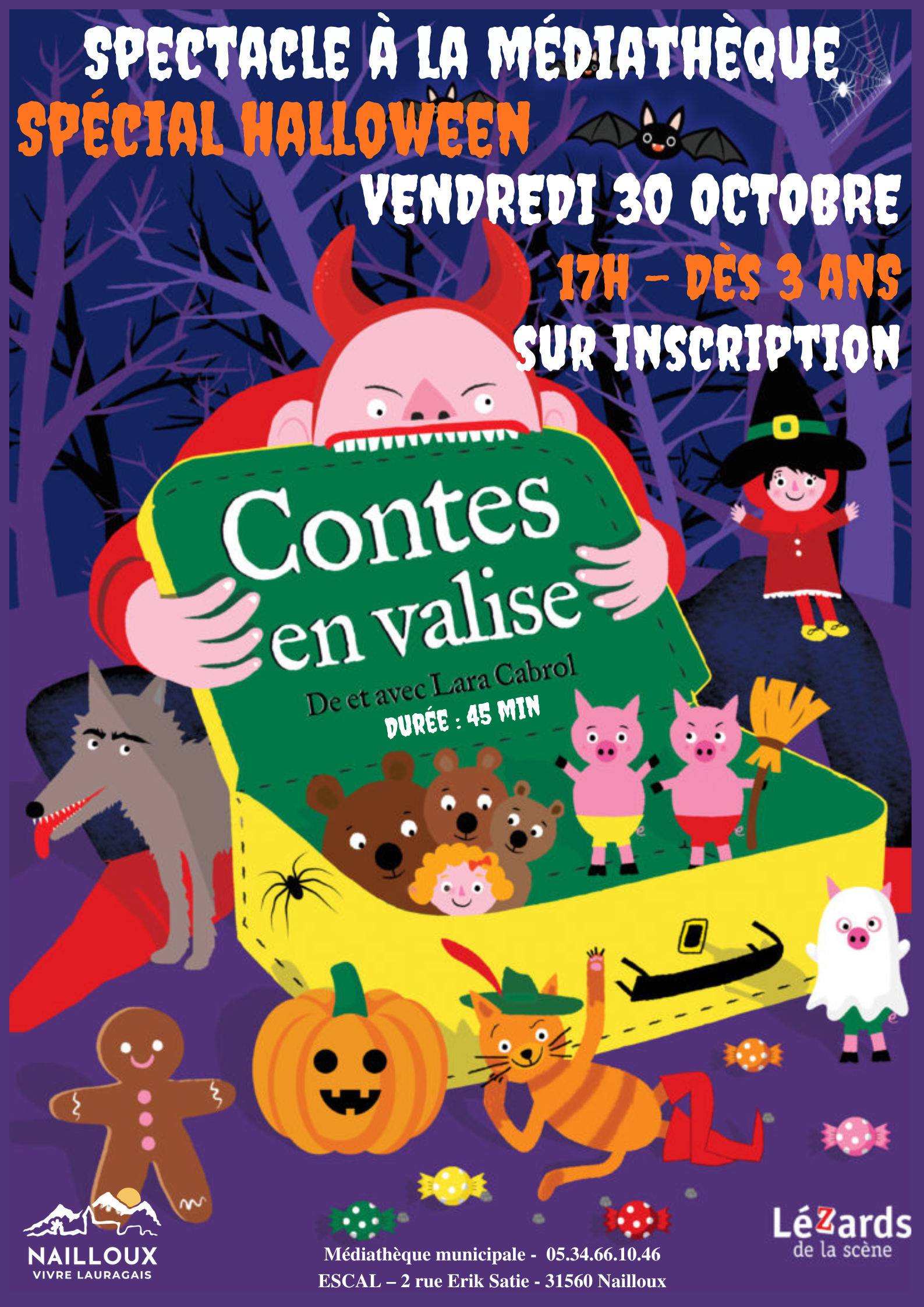 Spectacle - Conte en valise spécial Halloween
